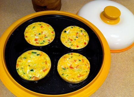 I have a frittata recipe that typically takes 35 minutes in the oven. I used the same ingredients and made Mini Frittatas in the Rangemate. They came out perfectly and only took 12 minutes. Plus, I can freeze the the little individual frittatas and they’re perfect to pull out for breakfast in a hurr... Range Mate Recipes, Rangemate Recipes, Mate Recipes, Convection Oven Recipes, Mini Frittatas, Chef Grill, Multi Cooker Recipes, Microwave Dishes, Microwave Cooker