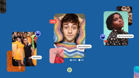 Pinterest is playing with live, shoppable videos. Here's how it works. Pinterest Tv, Ben Silbermann, Pinterest App, Tv Icon, Tom Daley, Project Runway, Sponsored Content, Christian Siriano, Gen Z