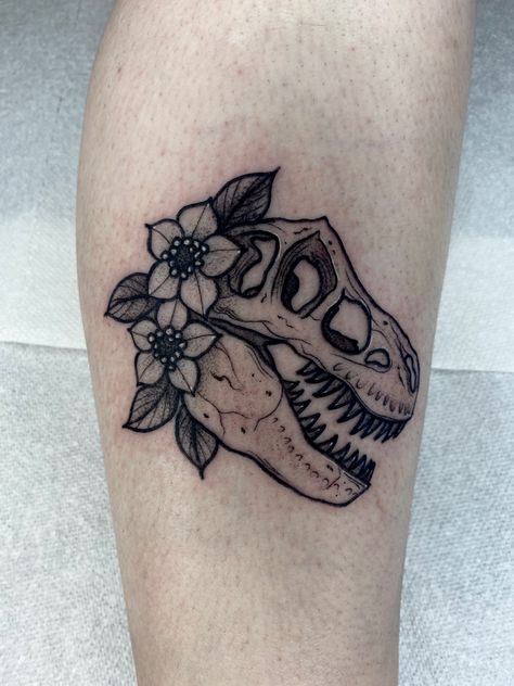 Spectre Tattoo, T Rex Tattoo, Skull Tattoo Flowers, Bestie Tattoo, Dinosaur Tattoos, Literary Tattoos, Spooky Tattoos, Cute Small Tattoos, Stylist Tattoos