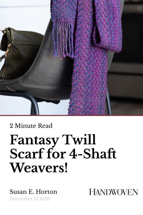 Download this PDF of Nancy Peck’s scarf pattern written for 4-shaft looms. Scarf Weaving Patterns, Weaving Scarf Pattern, Woven Scarf Pattern, Handwoven Scarf Pattern, Rosepath Weaving Draft, Weaving Drafts 4 Shaft Patterns, Weaving Scarfs, Overshot Weaving Drafts 4 Shaft, Weaving Loom Diy