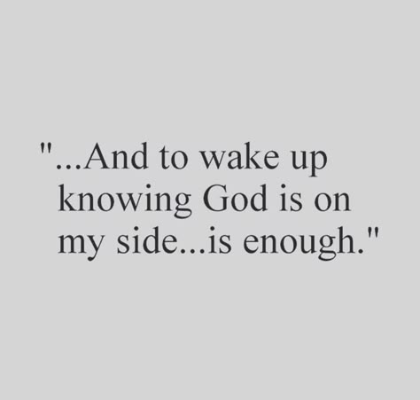 Knowing God, My Side, Verse Quotes, Bible Verses Quotes, A Quote, Quotes About God, Jesus Loves, Trust God, God Is