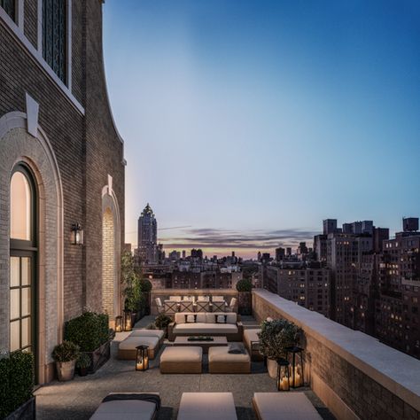 Nyc Penthouse, Duplex Penthouse, Lenox Hill, Lower Manhattan, Upper East Side, Nyc Apartment, Rooftop Terrace, Stairs Design, East Side