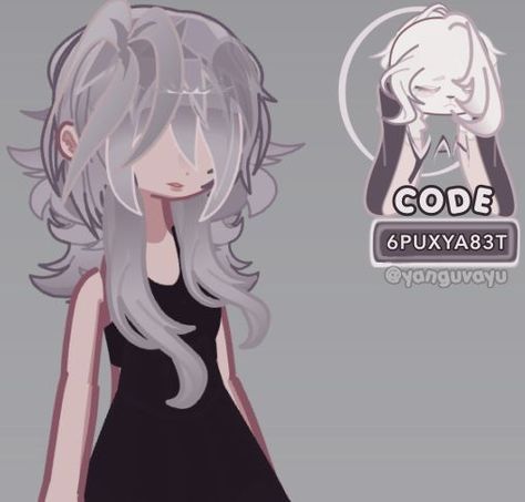 Do people even like my new style brah i dont wanna go back to that old UGLY stylee WwaaWaa!! Code Gacha Club, Gacha Life 2 Hair, Gacha Life 2 Codes, Code Gacha, Gl2 Codes, Gacha Codes, Gacha Base Poses Cute, Frizz Hair, Life Code