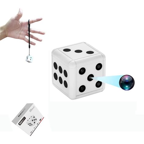 Fun&H Dice Mini (As an Amazon Associate I earn from qualifying purchases) Camera Jewelry, Cell Phone App, Mini Spy Camera, Hidden Spy Camera, Spy Cam, Nanny Cam, Remote Viewing, Spy Gadgets, Wireless Camera