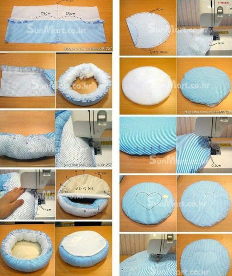 Kat Haken, Diy Pet Bed, Mask Storage, Diy Dog Bed, Diy Bebe, Pet Sofa, Dog Clothes Patterns, Baby Sewing Projects, Animal Room