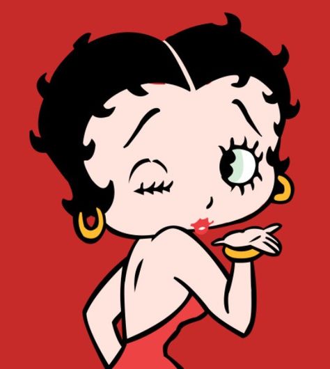 Betty Boop Kiss, Betty Boop Pfp, Betty Boop Posters, Going Through A Lot, Betty Boop Classic, Betty Boop Art, Betty Boop Cartoon, Betty Boop Pictures, Color Wall