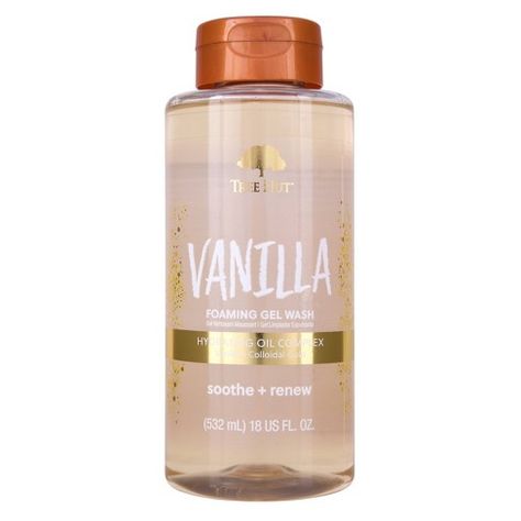 Tree Hut Vanilla Foaming Gel Body Wash - 18 fl oz Tree Hut Vanilla Body Butter, Vanilla Scented Body Wash, Treehut Vanilla Body Scrub, Tree Hut Vanilla Body Scrub, Body Wash Tree Hut, Shopping Wishlist Aesthetic, Tree Hut Shower Gel, Hygiene Products Png, Preppy Body Wash