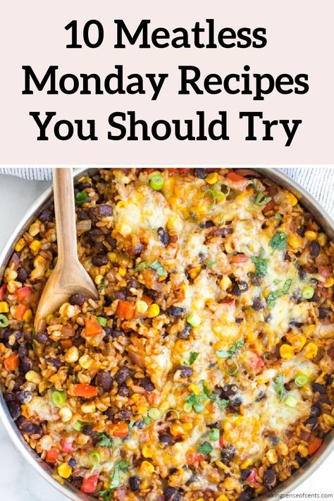 Family Vegetarian Meals, Recipes No Meat, Meatless Meals Healthy, Monday Recipes, Meatless Monday Recipes, Plant Based Diet Recipes, Meatless Dinner, Vegetarian Main Dishes, Meatless Recipes