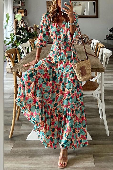 Casual gowns maxi dresses