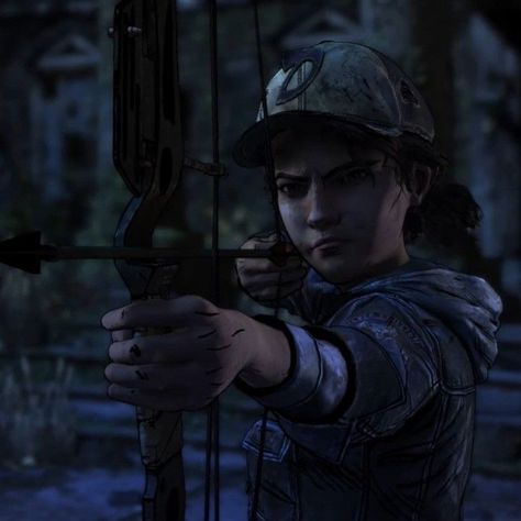 Clementine Twdg Icons, Twd Game Aesthetic, Clementine Icons Twd, Clementine Pfp, Twdg Pfp, Video Game Pfp, Twdg Icons, Clem Twdg, Clementine Twd