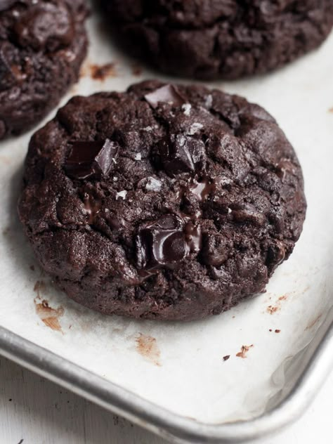 Best Cookies Recipes, Double Chocolate Cookies Recipe, Gluten Free Chocolate Cookies, Gluten Free Dough, Inspirational Lines, Gf Cookies, Levain Bakery, The Best Cookies, Double Chocolate Chip Cookies