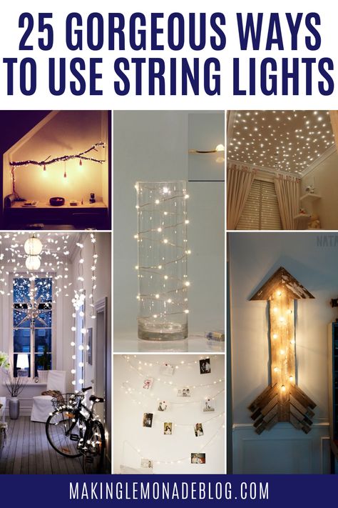 Round Home Decor, Starry String Lights, Firefly Lights, Dream Decor, Lighting Ideas, Diy Lighting, My New Room, Firefly, New Room