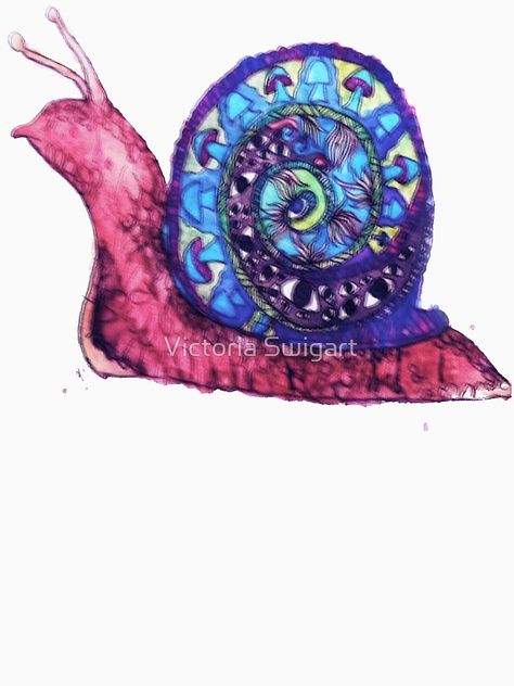 Trippy Snail by Kittyqueenn Trippy Snail, Redbubble Art, Trippy Art, Sell Your Art, Art Photography, Print On Demand, Hobbies, Graphic Tshirt, Wall Hanging