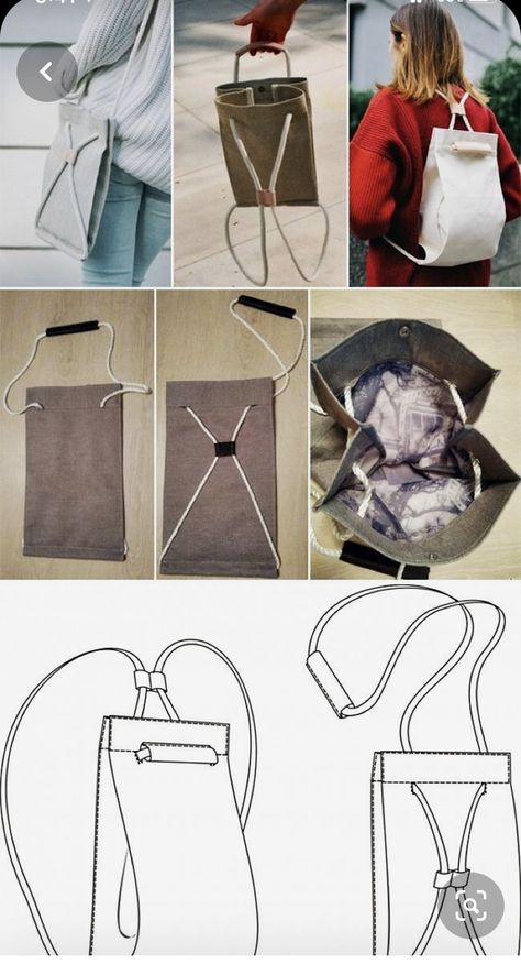 Tas Denim, Diy En Cuir, Bags Sewing, Sac Diy, Diy Bags, Couture Mode, Bag Diy, Diy Sewing Clothes, Bag Patterns To Sew