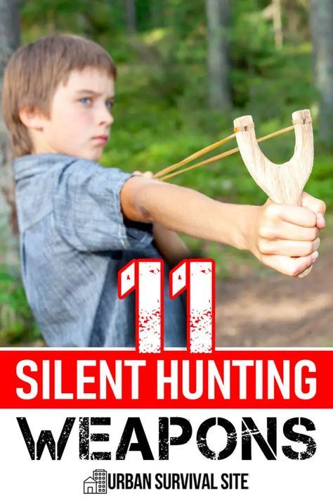 Silent hunting weapons can provide hunters with a stealthy advantage in the field. Discover 11 weapons that allow for silent hunting. Wood Projects To Sell, Survival Skills Emergency Preparedness, Bushcraft Kit, Survival Project, Projects To Sell, Wood Projects For Kids, Survival Items, Survival Life Hacks, Cool Wood Projects