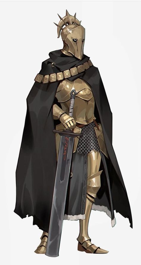 Gravity Knight, Turn Based Rpg, Cool Armor Concepts, Fantasy Knight Outfit, Chain Mail Armor Dnd, Armor Concept Design, Dnd Armor Design, Sci Fi Knight, Hooded Knight