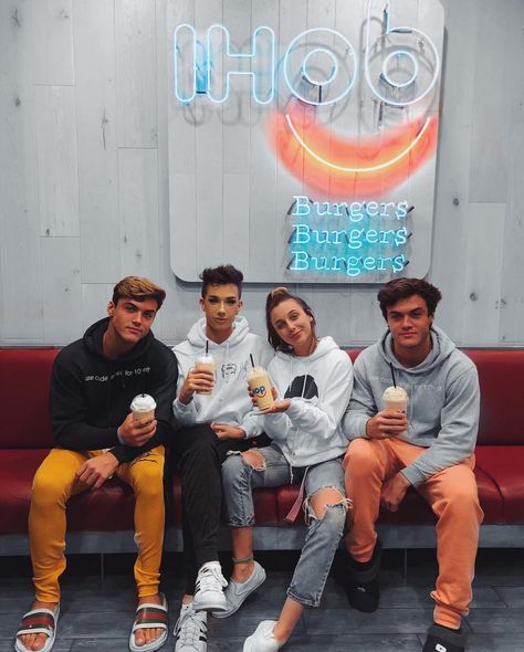 Follow me for more pins like this one @strangertumblr Sister Squad, Ethan And Grayson Dolan, Vlog Squad, Grayson Dolan, Emma Chamberlain, Bff Goals, Bestie Goals, Dolan Twins, James Charles