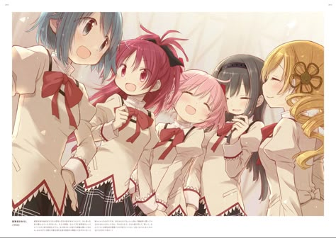 Holy Quintet, Magic Madoka, Mahō Shōjo Madoka Magica, Madoka Kaname, Sayaka Miki, Homura Akemi, Magia Record, Cute Laptop Wallpaper, Mahō Shōjo