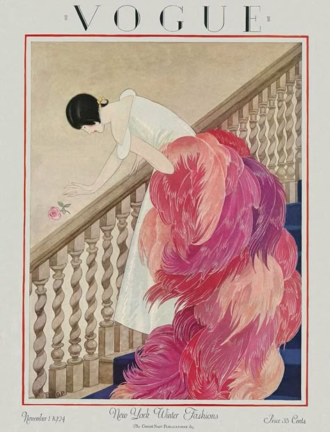 https://archive.vogue.com/issues/1924 Art Deco Vogue Prints, Vogue Covers Art, Vintage Vogue Covers, Vogue Vintage, Vogue Magazine Covers, Magazine Vogue, Vogue Covers, Vintage Poster Art, Vogue Magazine