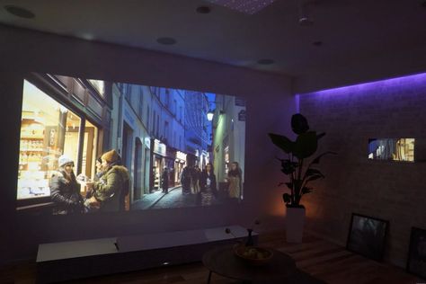 Basement Movie Theater, Ultra Short Throw Projector, Short Throw Projector, Best Projector, Life Space, Home Theater Setup, Home Theater Speakers, Home Theater Rooms, Home Theater Projectors