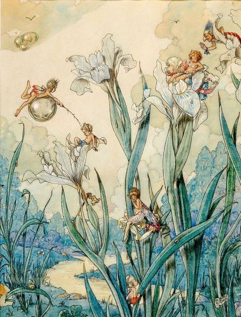 Fairy Garden Art, Storybook Art, Elves And Fairies, Arthur Rackham, Fairy Book, Flower Fairies, Graphite Drawings, Fairytale Art, Fairy Art