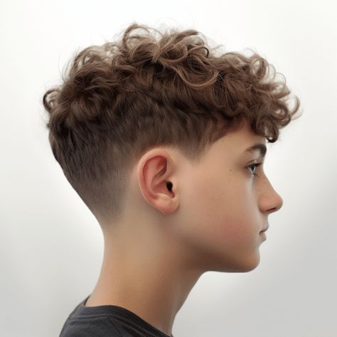 Wavy Top Haircut Men, Short Curly Hairstyles Boys, Boy Hair Cuts Curly Hair, Short Curly Boys Haircut, Curly Top Fade Boys, Boys Wavy Haircuts Kids, Boys Haircut Wavy Hair, Boys Wavy Haircut, Boy Haircut Curly Hair