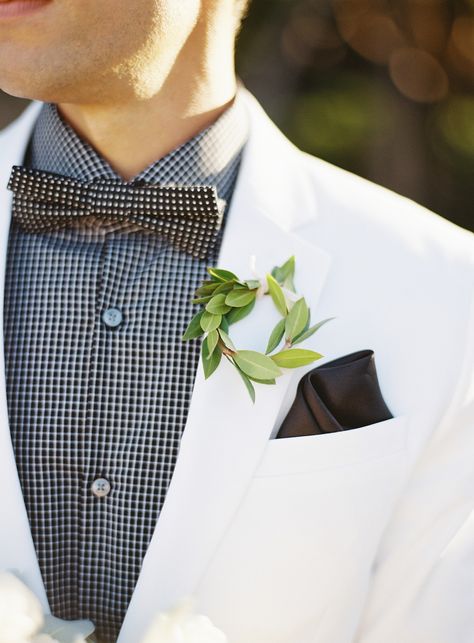 Romantic Garden Wedding by the Sea - http://www.stylemepretty.com/2014/10/16/romantic-garden-wedding-by-the-water/ Groomsmen Boutonniere, Romantic Garden Wedding, Groom Looks, Groom Boutonniere, Boutonniere Wedding, Romantic Garden, Groom Attire, Popular Wedding, Groom Style