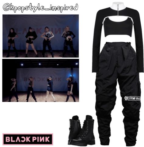 BP 5TH MEMBER - "KILL THIS LOVE" DANCE PRACTICE Outfit | ShopLook Blackpink Kill This Love Outfit, Clothes For Dance Practice, Outfit For Dance Performance, Practice Outfit Ideas, Korean Idol Outfit, Kpop Practice Outfit, Outfits For Dance Practice, Korean Dance Practice Outfit, Black Dance Outfit