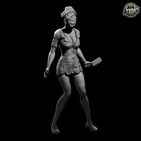 🩸 Silent Hill returns! To celebrate the release of Silent Hill 2, I’ve modeled the franchise’s iconic nurse. This 3D model is ready for SLA and FDM printing and will bring the terror of Silent Hill right to your collection. 🔗 Get the model here: https://cults3d.com/es/modelo-3d/arte/enfermera-de-silent-hill-yerayllinares3dart For more exclusive models, check my Patreon: https://www.patreon.com/yerayllinares3DArt #SilentHill2 #3DPrinting #SilentHillNurse #3DModeling #SLA #FDM #HorrorGames Silent Hill 2 Nurse, Nurse Silent Hill, Silent Hill Nurse, Silent Hill 2, Silent Hill, 3d Art, Bring It On, Celebrities