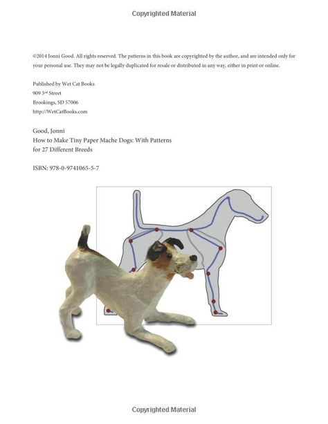 How to Make Tiny Paper Mache Dogs: With Patterns for 27 Different Breeds: Amazon.co.uk: Jonni Good: 9780974106557: Books Pretty Love Quotes, Paper Mache Dogs, Paper Mache Recipe, Free Printable Paper Dolls, Sculpture Lessons, Paper Mache Animals, Paper Quilling Flowers, Paper Mache Clay, Sculpture Techniques