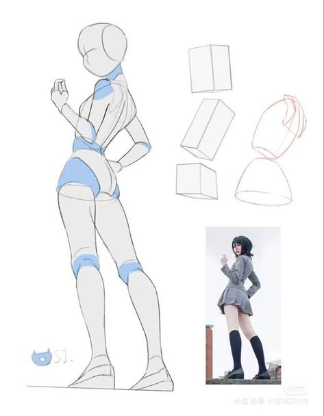 Drawing Poses Side View, High Heel Drawing Reference, Person Running Side View, Flowy Poses Reference, Side View Body Reference, Walking Poses Reference, Arm On Hip Reference, Simple Anatomy Reference, Pose Reference Walking