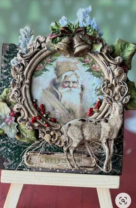 Iod Christmas 2024, Zuri Molds Ideas, Iod Christmas Ideas, Decoupage Ideas Wood, Iod Moulds Ideas, Iod Christmas, Orchard Design, Christmas Decoupage, Christmas Decorations Cheap