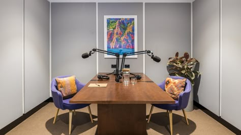 Podcast Setup, Soundproofing Material, Podcast Studio, Creator Studio, Coffee Bar Home, Bar Home, Studio Setup, Inspiring Spaces, Ergonomic Chair