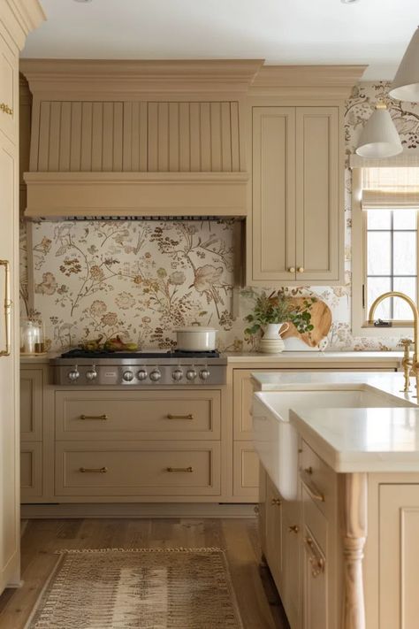 60+ Cozy Beige Kitchen Cabinet Color Ideas Cream Colored Kitchens, Neutral Kitchen Colors, Beige Kitchen Cabinets, Cabinet Color Ideas, Colored Kitchen, Kitchen Cabinet Color, Kitchen Cabinets Ideas, Kitchen Cabinet Color Ideas, Skylight Kitchen