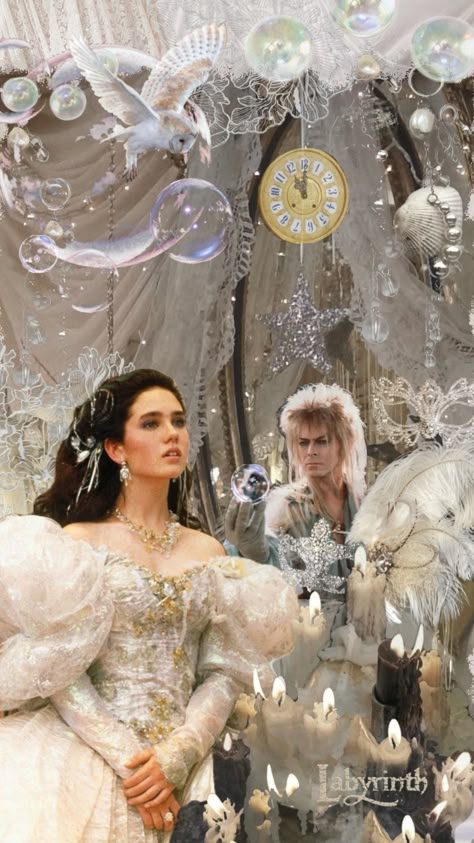 labyrinth #labyrinth #labyrinthmovie Labrynth Movie Aesthetic, Labyrinth Costume, Labyrinth Ball, Labyrinth 1986, Labyrinth Movie, Royal Core, Ball Aesthetic, Movie Themes, Masquerade Ball