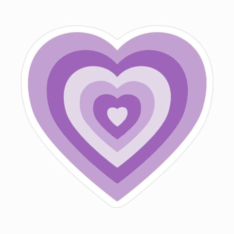 Violet Stickers Aesthetic Printable, Pastel Purple Stickers, Heart Stickers Aesthetic, Violet Stickers, Purple Heart Sticker, Hearts Cartoon, Sticker Y2k, Pastel Y2k, Violet Aesthetic