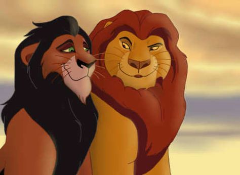 Scar and Mufasa Scar And Mufasa, Lion King Mufasa, Kingdom Hearts Games, Young Simba, Prince Of Egypt, King Lion, Pride Rock, Lion King Art, Kings Game