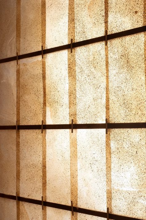 Japanese shoji screens informed the design of the most translucent biomaterial by Natural Material Studio. College Architecture, History Of Time, Wood Shavings, Architectural Materials, Wood Waste, Shoji Screen, Japanese Screen, Wood Screens, Live Tree