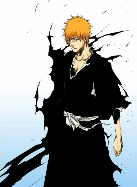 Ichigo Kurosaki Wallpaper, Ichigo And Orihime, Ichigo Manga, Byakuya Kuchiki, Bleach Anime Ichigo, Bleach Anime Art, Kurosaki Ichigo, Bleach Characters, Bleach Art