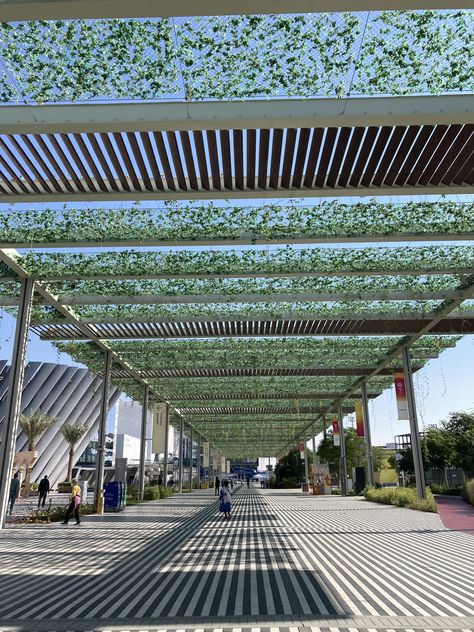 Natural Architecture, Train Station Architecture, Canopy Architecture, Covered Walkway, Green Facade, Landscape Structure, Urban Landscape Design, Architecture Design Drawing, Canopy Design