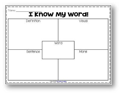 Vocabulary Centers, Personal Dictionary, Vocabulary Graphic Organizer, Vocabulary Strategies, Reading Vocabulary, Vocabulary Instruction, Teaching Vocabulary, Vocabulary Lessons, Phonics Words