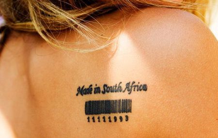 Top 10 Barcode Tattoo Designs Struggle Tattoo, Barcode Tattoo, Science Tattoos, Africa Tattoos, Side Neck Tattoo, Single Line Tattoo, Neck Tattoos Women, Back Of Neck Tattoo, Stylish Tattoo