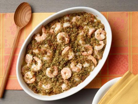 Shrimp DeJonghe Shrimp Dejonghe, Shrimp Dejonghe Recipe, Shrimp Fettuccine Alfredo, Fish Entrees, Skillet Shrimp, Grilled Shrimp Recipes, Shrimp And Grits, Ceramic Baking Dish, Xmas 2024