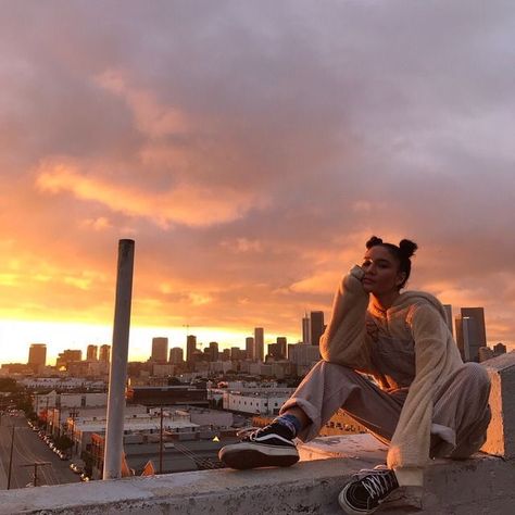 Cityscape, Roof, A Woman, Building, Wall, Instagram