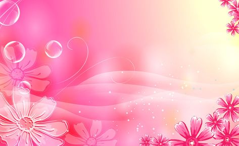 Pink gradient background beauty bubble fantasy material Tarpaulin Background Design, Pink Background Design, Spring Flowers Images, Bubble Flowers, Background Images Pink, Pink Gradient Background, Flowery Background, Birthday Tarpaulin Design, Bubble Background