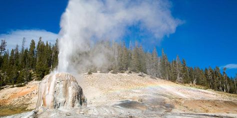 Old Faithful and other geysers to hike and explore!! Wyoming Trip, Old Faithful Yellowstone, Visit Yellowstone, Day Hiking, Hiking Trips, Hiking Guide, Old Faithful, National Parks Trip, Day Hike