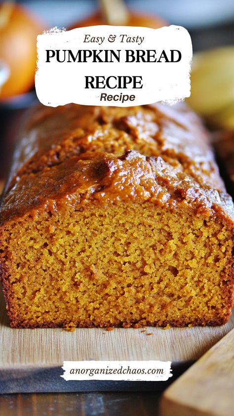 Pumpkin Bread Recipe Easy Homemade Pumpkin Bread, Best Pumpkin Loaf Recipe, Sweet Pumpkin Bread, Pumpkin Bread With Greek Yogurt, Pumpkin Bread With Canned Pumpkin, Pumpkin Spice Loaf With Cream Cheese, How To Bake Pumpkin In The Oven, Punkin Bread Recipes, Quick Pumpkin Recipes