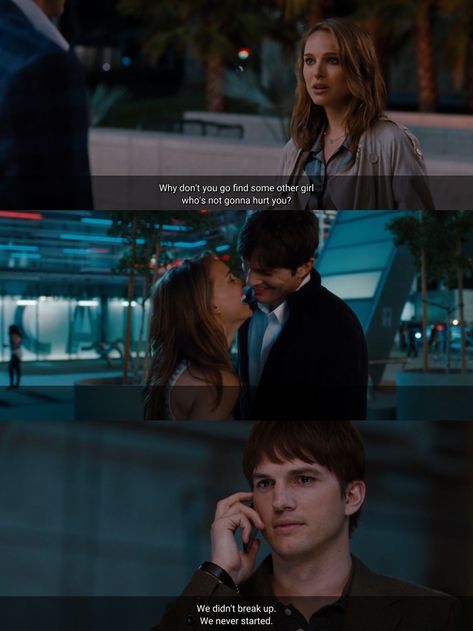 Romantic movie No Strings Attached Aesthetic, Attached Aesthetic, Unsaid Words, Best Movie Lines, Midnight Thoughts, Favorite Movie Quotes, Romantic Films, Great Movies To Watch