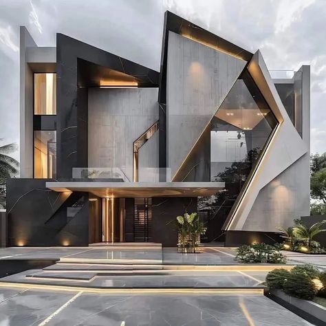 Beautiful and Modern House Designs • *#SpectraDreamHome* • #HomeDesign #HousePlan #HomeDecore #FloorPlans #Construction #interiors #3D #elevation #architecture #facade #exterior #frontelevation #arch #3Ddesign #3Delevation #Design #FYP #exteriordesin #interiordesign #fitout . Dark Luxury House, Dark And Cozy, Once Human, Elevation Architecture, Dark Luxury, Architecture Design Ideas, Architecture Facade, Home Dark, Luxury Architecture