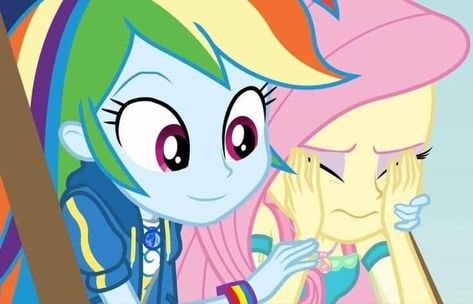 Fluttershy Rainbow Dash, Pony O, My Little Pony Comic, Mlp Equestria Girls, My Little Pony Pictures, Mlp My Little Pony, Hello Baby, Instagram Photo Inspiration, Fluttershy